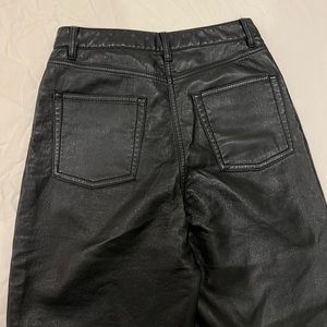 Pleather pants